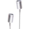 CLA Lighting Single Adjustable Head Garden Spike Light IP65 Stainless Steel H626mm