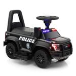 Costway 6V Electric Kids Ride On Car Police Car Toy Vehicle Black