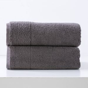 2pc Renee Taylor Aireys 650gsm Zero Twist Bath Sheet Nickel