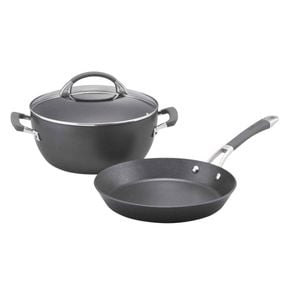 Anolon Endurance+ Nonstick Induction French Skillet 26cm/casserole 26cm/5.2l Set