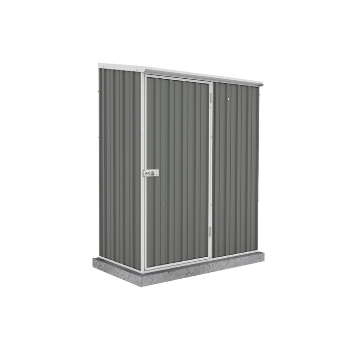 Absco Sheds 1.52 x 0.78 x 1.95m Woodland Grey Space Saver Single Door Garden Shed