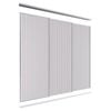 Lugna 2400 x 1801-2700mm Clear Anodised VJ Panels Wardrobe Triple Sliding Doors