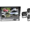 Elinz 9" Splitscreen Monitor 4PIN Colour CCD IR Rearview Reversing 3x Cameras Package - 3 Camera Package