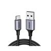 Ugreen Usb A To Usb C Cable 0.5m Nickel Plated Aluminium Braid 3a Fast Charging