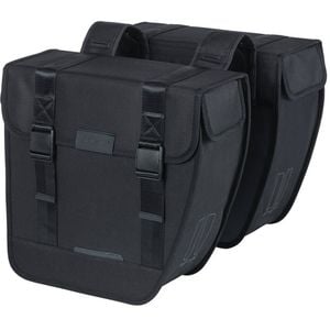 Basil Tour Double Pannier Bag 28 Litres Black Black