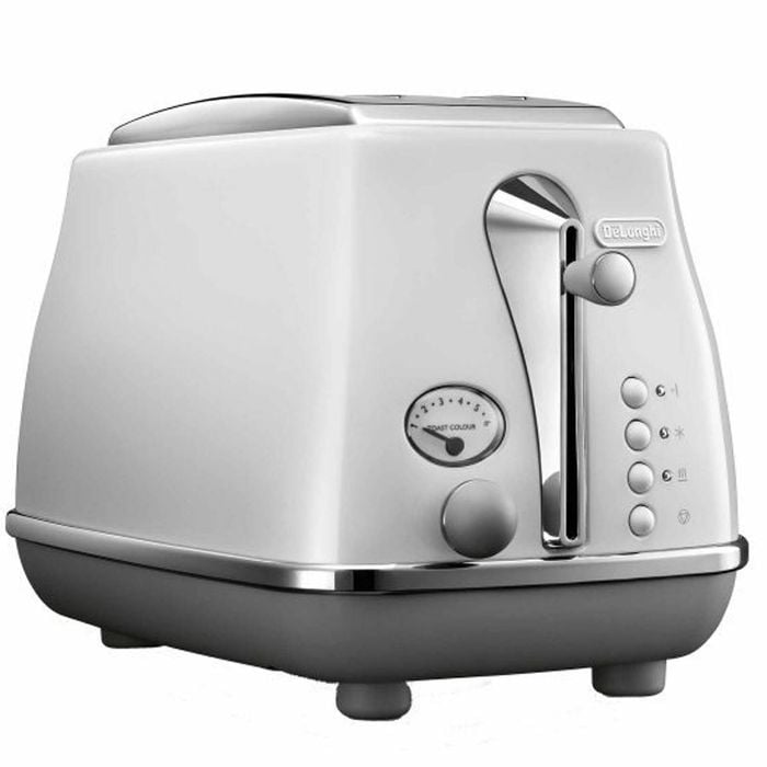 DeLonghi Icona Capitals White 2 Slice Toaster CTOC2003W