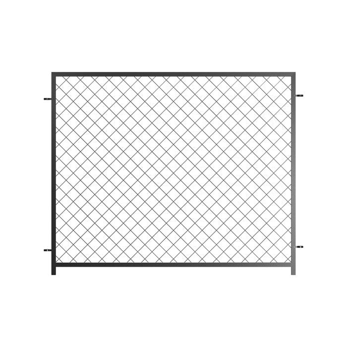 PEAK No-Dig Mesh Fencing 1500 x 1200mm Black Steel Panel