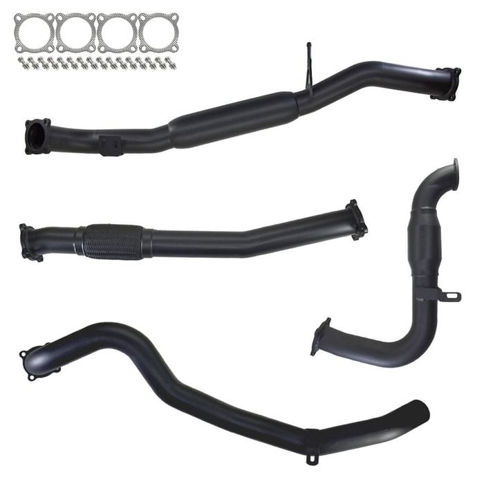 Ignite Exhausts Turbo Back For Nissan Gu Patrol 3l Coil Spring Ute 3" Cat & Hotdog 409 Stainless Steel