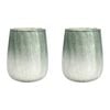 2PK LVD Glass Votive Candle Holder Home Decor Champagne Dove Large