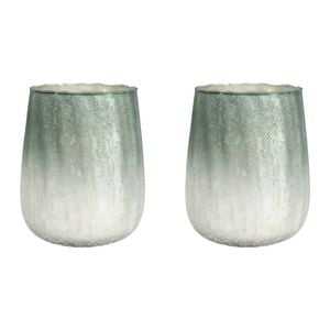 2PK LVD Glass Votive Candle Holder Home Decor Champagne Dove Large