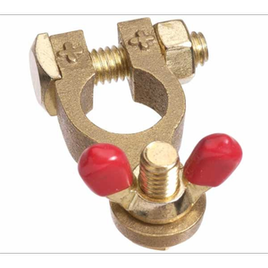 Projecta Brass Positive Battery Terminal With Wingnut