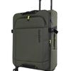 Reebok Pro Medium Leather Film Soft Shell Suitcase Travel Luggage 69cm Khaki