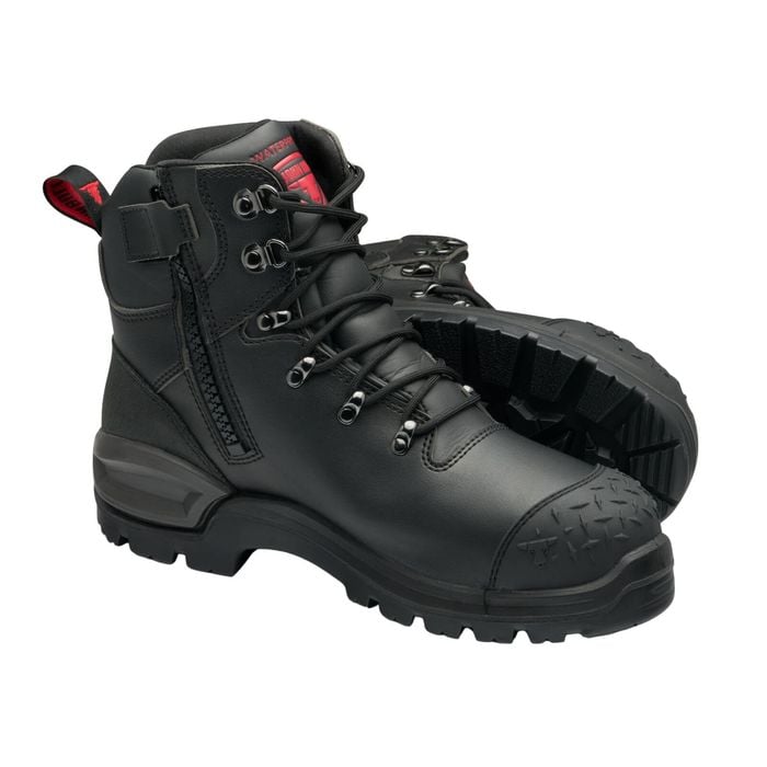 John Bull Unisex Black 4988 Rockhopper 3.0 Zip Side Safety Boot - UK Size 10