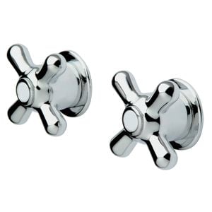 Foreno Chrome Shower Taps - Suits All Pressure