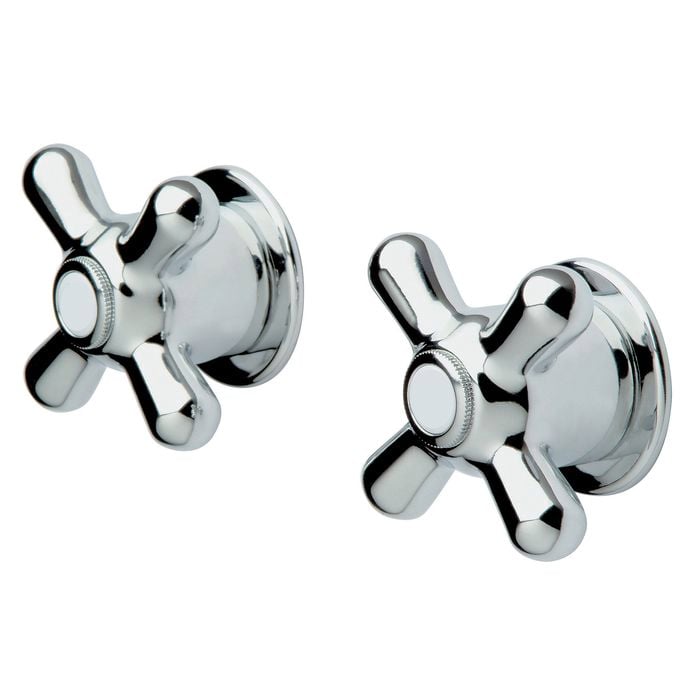 Foreno Chrome Shower Taps - Suits All Pressure