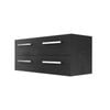 Stein 1200 x 450 x 500mm Black Select Wall Hung Vanity To Suit Handle