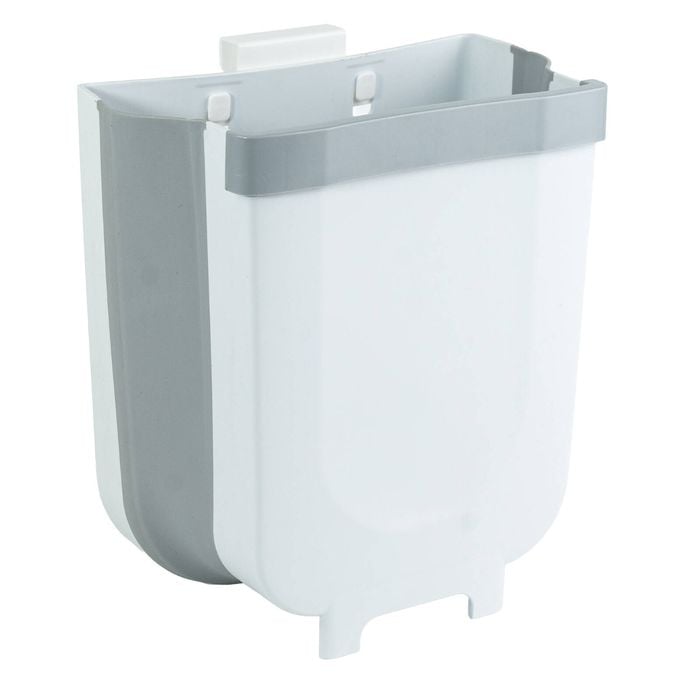 Practa 9L White Foldable Waste Bin