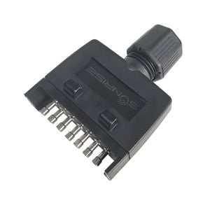 Sunrise 7 Pin Male Flat Plug - P7pf