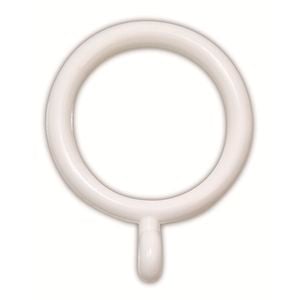 Windoware Cafe Rod Rings 16mm White 20pk