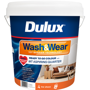 Dulux Wash&Wear 10L Mt Aspiring Quarter Low Sheen Interior Paint