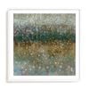 Artey | Abstract Rain - Framed Print - White - 90 x 90cm