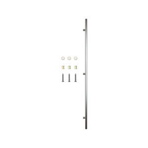 Rolltrak 1500mm Stainless Steel Barn Door Round Single Pull Handle