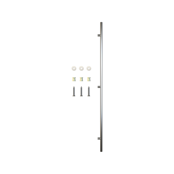 Rolltrak 1500mm Stainless Steel Barn Door Round Single Pull Handle