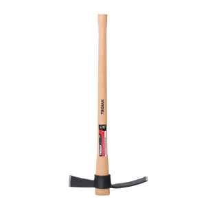 Trojan 2kg Mattock With Cutter End Timber Handle 