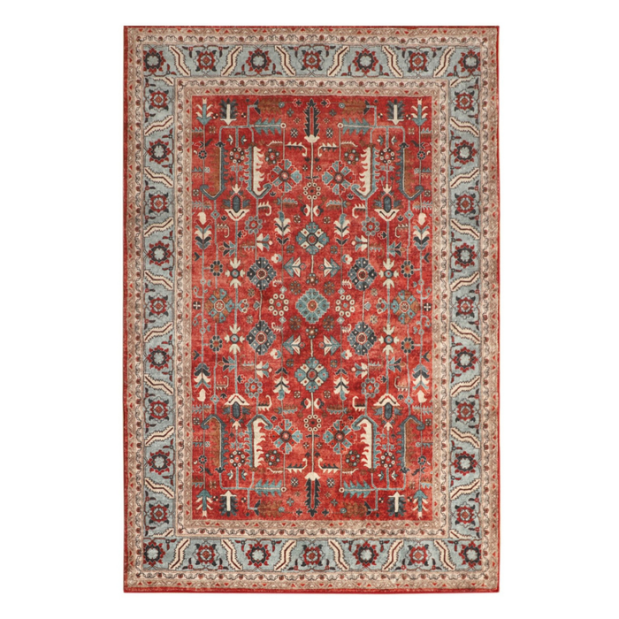 Fab Habitat 60x180cm Manila Traditional Machine Washable Rug