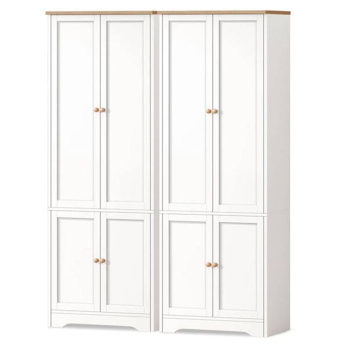 ALFORDSON Set of 2 Buffet Sideboard Cupboard Storage Cabinet Wardrobe Kitchen Hallway