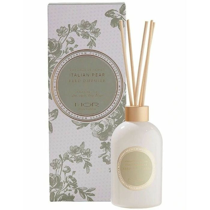 Multi buy 3 x MOR Emporium Classics Reed Diffuser - Blanc Italian Pear