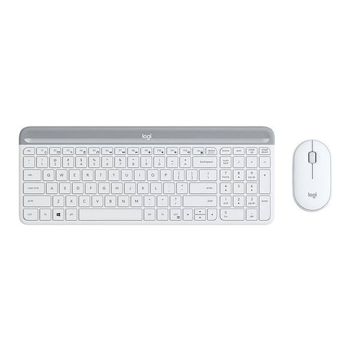 Logitech Mk470 Slim Wireless Combo - White [920-009183]