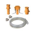 Ozito 25mm 1" Type C, E & F Camlock Pump Outlet Connection Kit