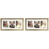 2PK Frankie & Me Wooden Collage 6x8'' Triple Picture Frame Home/Office Decor Oak