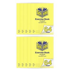 10x Spirax No.212 14mm Ruled Exercise Schoo/home/office Writing Book A4 64 Pages
