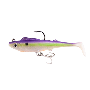 Berkley 2022 Shimma Pro Rig 6.5" Rigged Soft Plastic Fishing Lure Purple Haze