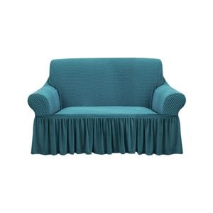 SOGA 2-Seater Blue Sofa Cover