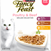 FANCY FEAST 36 x 85g Grilled Poultry & Beef Collection Variety Pack Adult Wet Cat Food