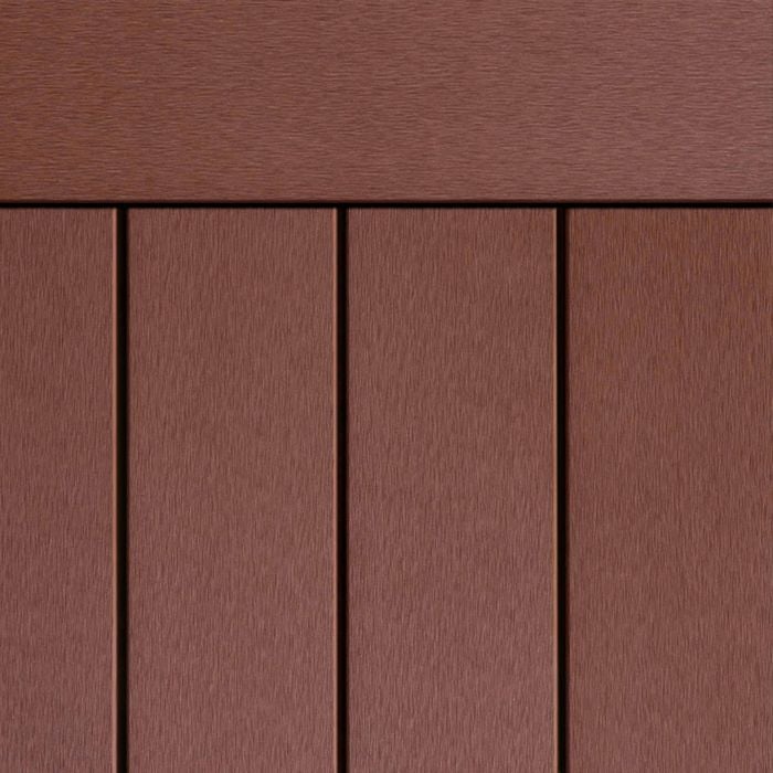 Ekodeck 137 x 23mm 5.4m Red Rock Classic Grooved Composite Decking - Red Rock