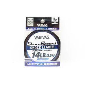 Varivas Shore Record 30m VSF Fluorocarbon Shock Fishing Leader 14lb