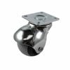 Easyroll 38mm 25kg Swivel Plate TPR Ball Wheel Castor