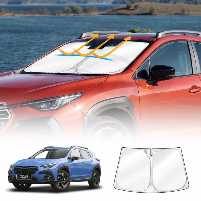 WindScreen Sun Shade for Subaru Crosstrek 2023-Onwards Blocks UV Rays Foldable Wind Screen Visor