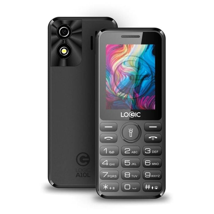 Logic A10l 4g Bar Phone With Wireless Fm Radio - Black
