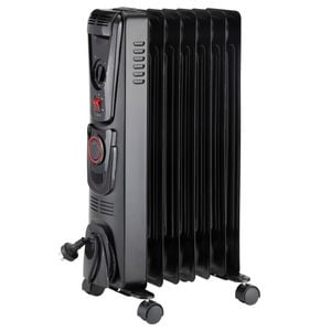 Arlec 1500W 7 Fin Oil Heater With 24 Hour Timer