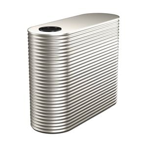 Kingspan 3000L Slim Steel Water Tank - Surfmist 850mm x 1560mm x 2700mm