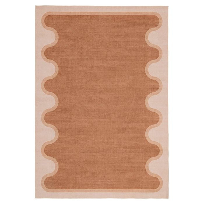 Loopsie-330cm X 240cm-lanai Terracotta Brown Washable Rug