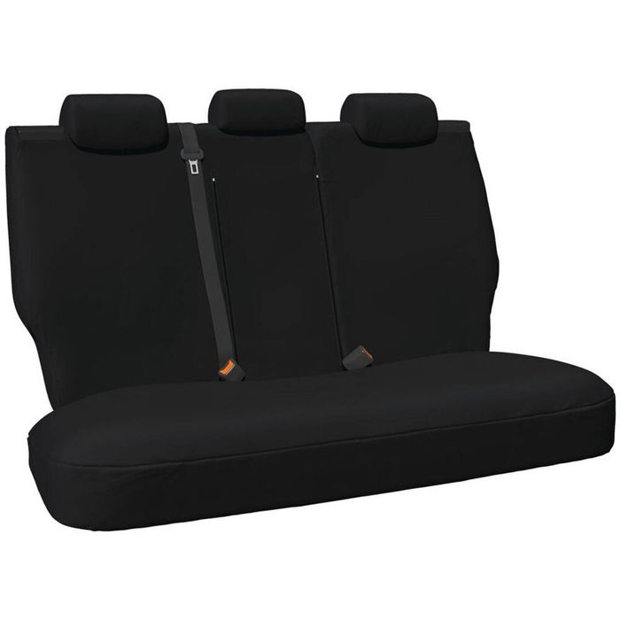Hulk Ford Ranger PX III & Mazda BT50 UR Canvas Rear Seat Covers Black