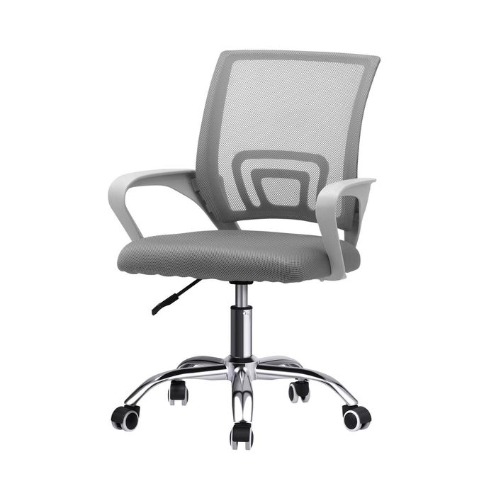 Oikiture Mesh Office Chair Backrest White