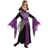 Queen Vampire Halloween Costume Child Girls Halloween Dress with Tiara and Collar, Small