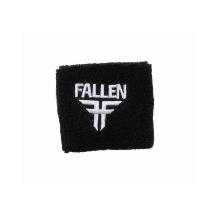 Fallen Footwear Embroided Logo Stylish Wristband - White / Black